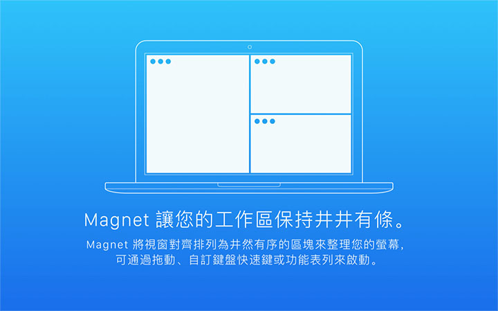 Magnet Pro 2.3 超便利的 macOS 視窗排序軟體 (macOS)